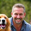 David met zijn Golden Retriever Sam